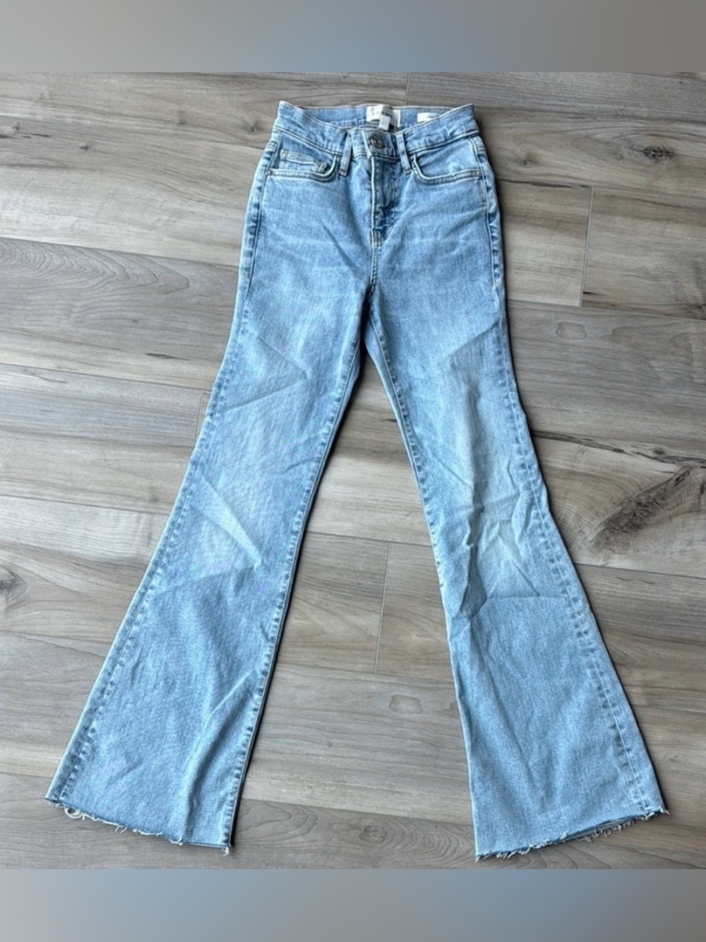 NWT Frame Denim Le Easy Flare Jeans, Size 24